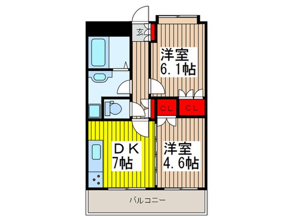 リボンシティコミュニティの物件間取画像